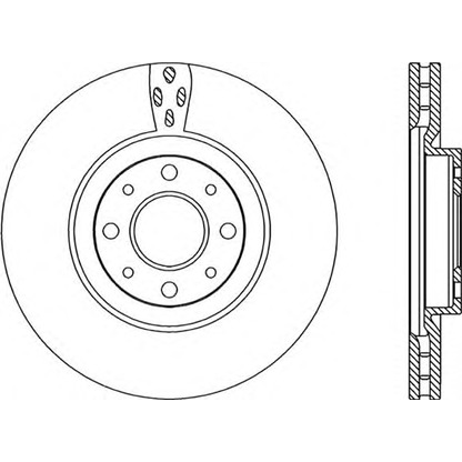 Photo Disque de frein OPEN PARTS BDR221720