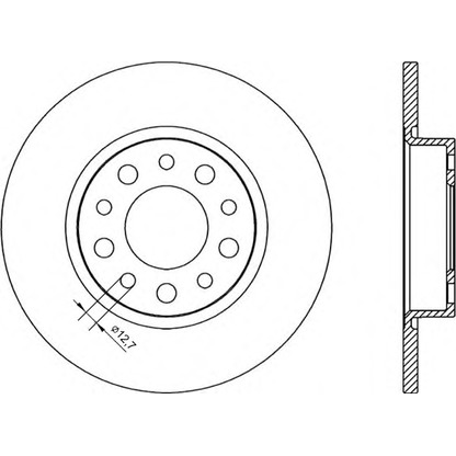 Photo Disque de frein OPEN PARTS BDR224810