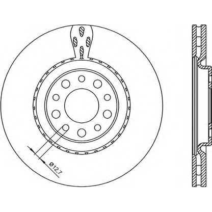 Foto Disco  freno OPEN PARTS BDR225420