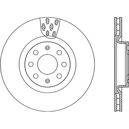 Photo Disque de frein OPEN PARTS BDR225920