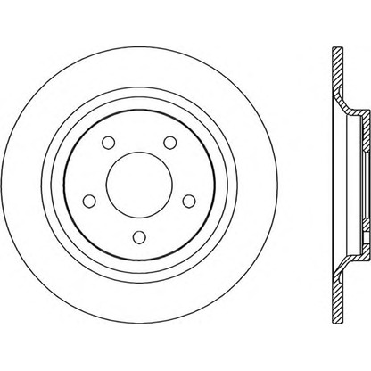 Zdjęcie Tarcza hamulcowa OPEN PARTS BDR226410