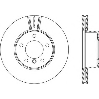 Photo Brake Disc OPEN PARTS BDR227520