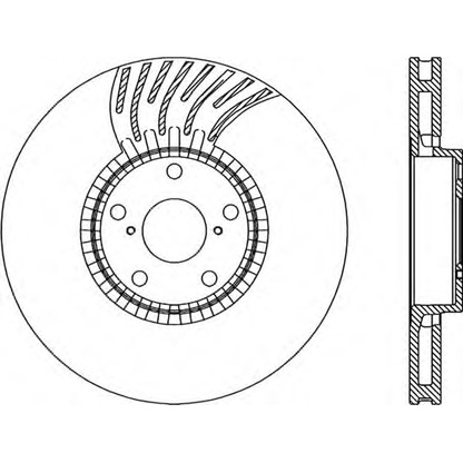 Photo Disque de frein OPEN PARTS BDR228520