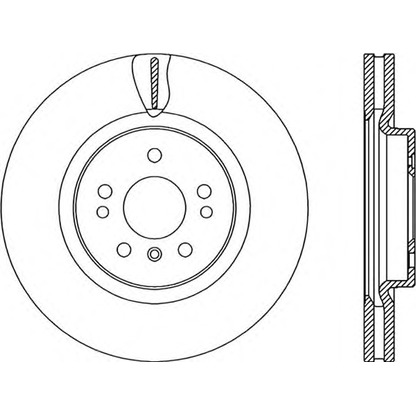 Zdjęcie Tarcza hamulcowa OPEN PARTS BDR229520