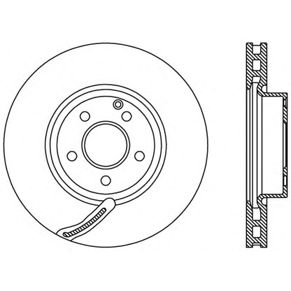 Zdjęcie Tarcza hamulcowa OPEN PARTS BDR239220