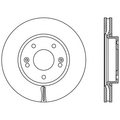 Foto Disco  freno OPEN PARTS BDR244320