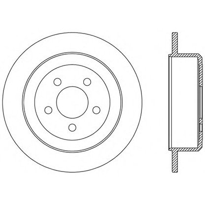 Foto Disco  freno OPEN PARTS BDR247910