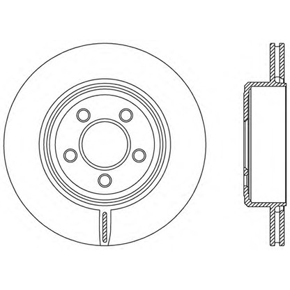 Foto Disco  freno OPEN PARTS BDR248120