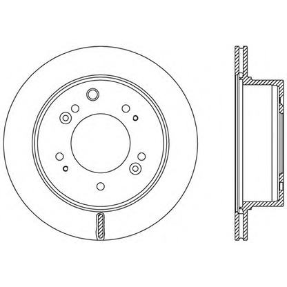 Foto Disco de freno OPEN PARTS BDR248320