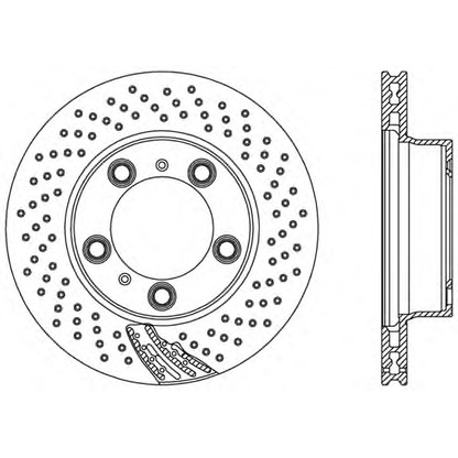 Zdjęcie Tarcza hamulcowa OPEN PARTS BDR250125