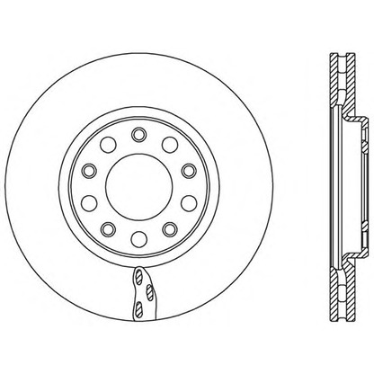 Photo Disque de frein OPEN PARTS BDR252120