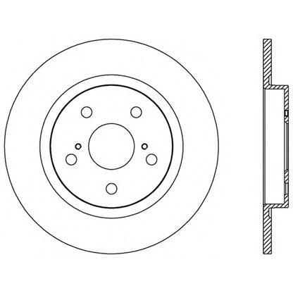 Zdjęcie Tarcza hamulcowa OPEN PARTS BDR252310