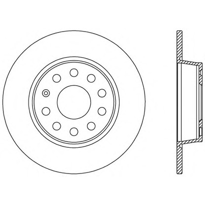 Фото Тормозной диск OPEN PARTS BDR253910