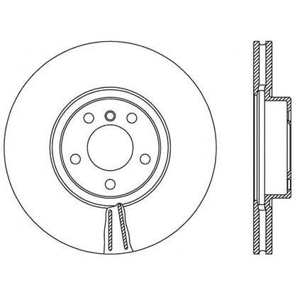 Photo Brake Disc OPEN PARTS BDR254420