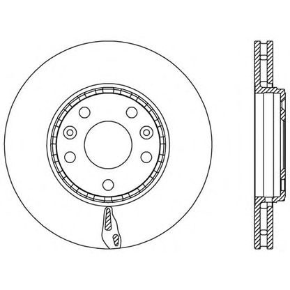 Zdjęcie Tarcza hamulcowa OPEN PARTS BDR254620