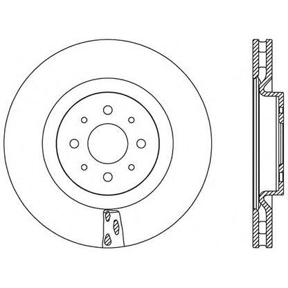 Photo Brake Disc OPEN PARTS BDR256320