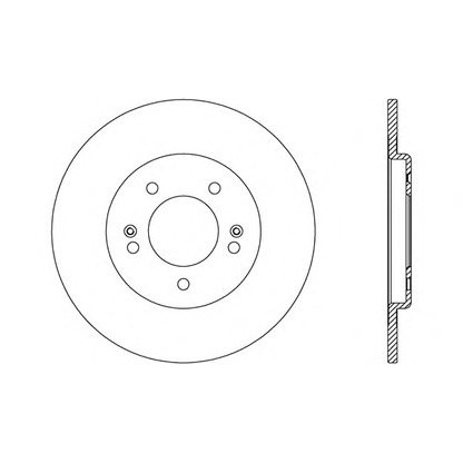 Foto Disco  freno OPEN PARTS BDR260810