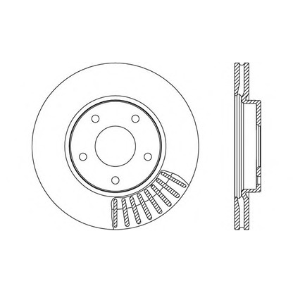 Zdjęcie Tarcza hamulcowa OPEN PARTS BDR264620