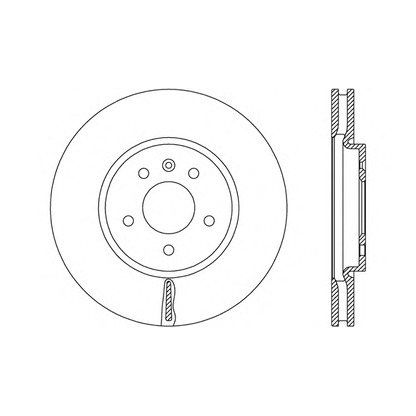 Фото Тормозной диск OPEN PARTS BDR266820