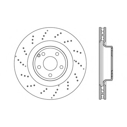 Photo Brake Disc OPEN PARTS BDR268220