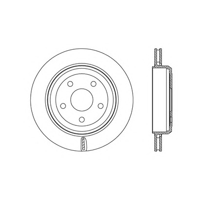 Photo Disque de frein OPEN PARTS BDR271320