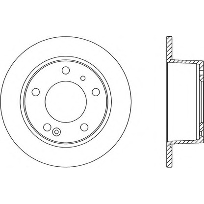 Photo Disque de frein OPEN PARTS BDA111010