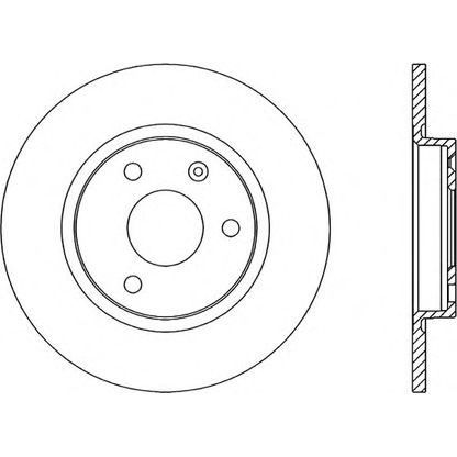 Photo Brake Disc OPEN PARTS BDA111110