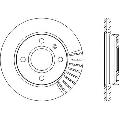 Foto Disco  freno OPEN PARTS BDA117620