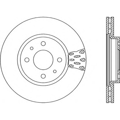 Фото Тормозной диск OPEN PARTS BDA123520