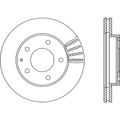 Zdjęcie Tarcza hamulcowa OPEN PARTS BDA127720