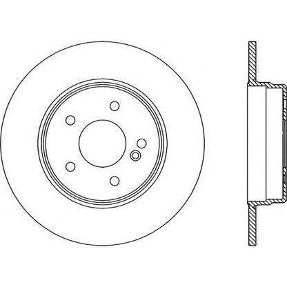 Foto Disco  freno OPEN PARTS BDA131610