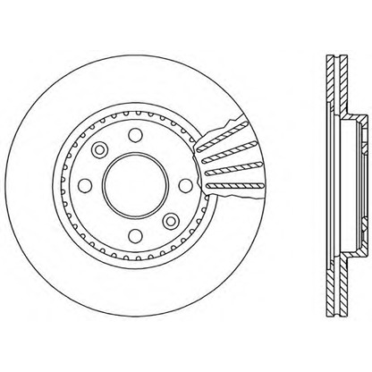 Photo Disque de frein OPEN PARTS BDA146220