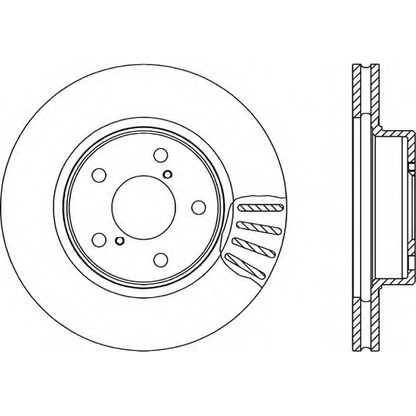 Foto Disco  freno OPEN PARTS BDA149120