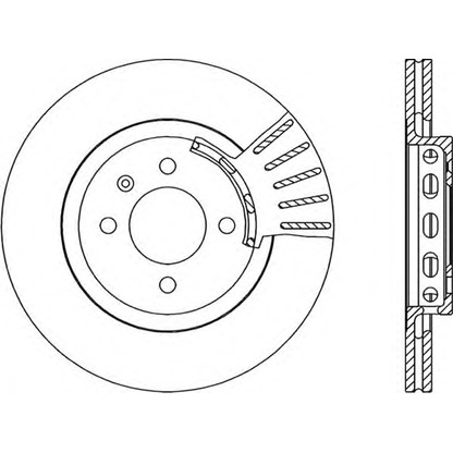 Foto Disco de freno OPEN PARTS BDA158620