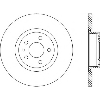 Photo Brake Disc OPEN PARTS BDA166110