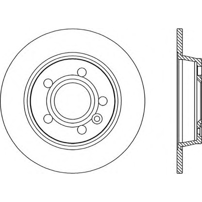 Foto Disco  freno OPEN PARTS BDA167710