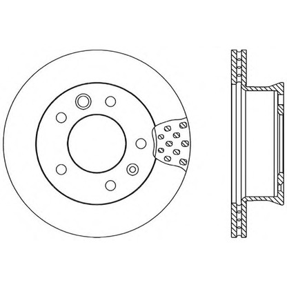 Фото Тормозной диск OPEN PARTS BDA170620