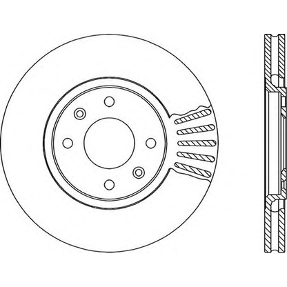 Photo Brake Disc OPEN PARTS BDA171520