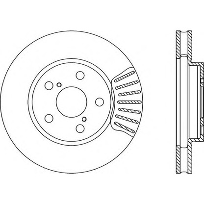 Фото Тормозной диск OPEN PARTS BDA172620