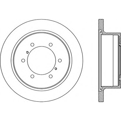 Фото Тормозной диск OPEN PARTS BDA179010