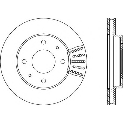 Foto Disco de freno OPEN PARTS BDA179420