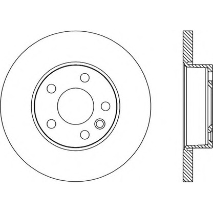 Foto Disco  freno OPEN PARTS BDA184210