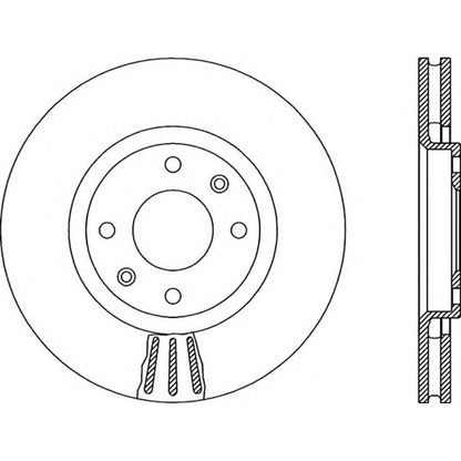 Foto Disco de freno OPEN PARTS BDA195520