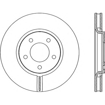 Foto Disco de freno OPEN PARTS BDA198120