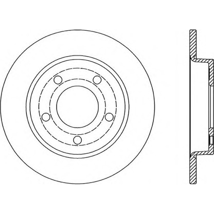 Photo Disque de frein OPEN PARTS BDA202410