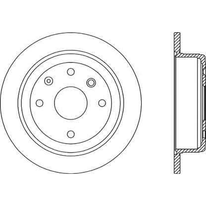 Photo Disque de frein OPEN PARTS BDA202510