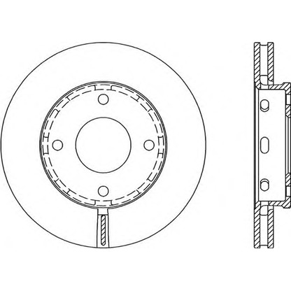 Foto Disco de freno OPEN PARTS BDA205520