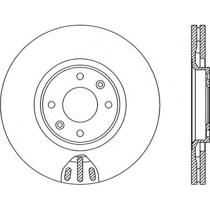 Photo Brake Disc OPEN PARTS BDA206820