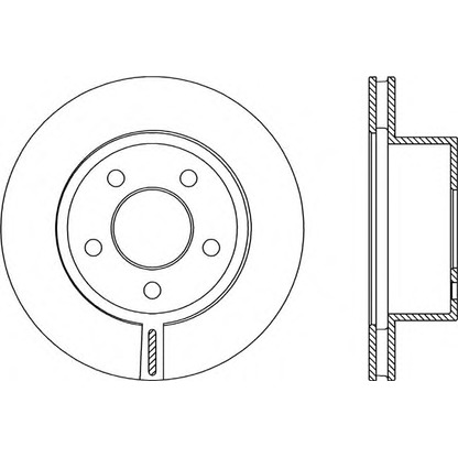 Foto Disco  freno OPEN PARTS BDA208920