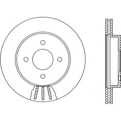 Foto Disco  freno OPEN PARTS BDA213120